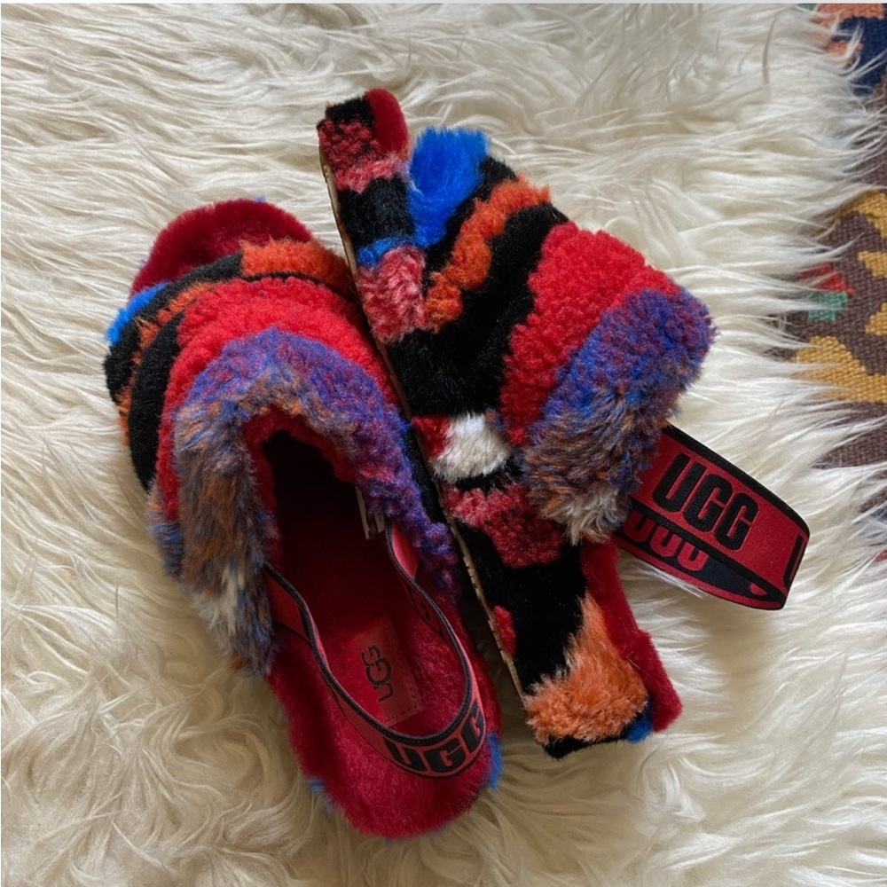 Women Ugg Fur Slides